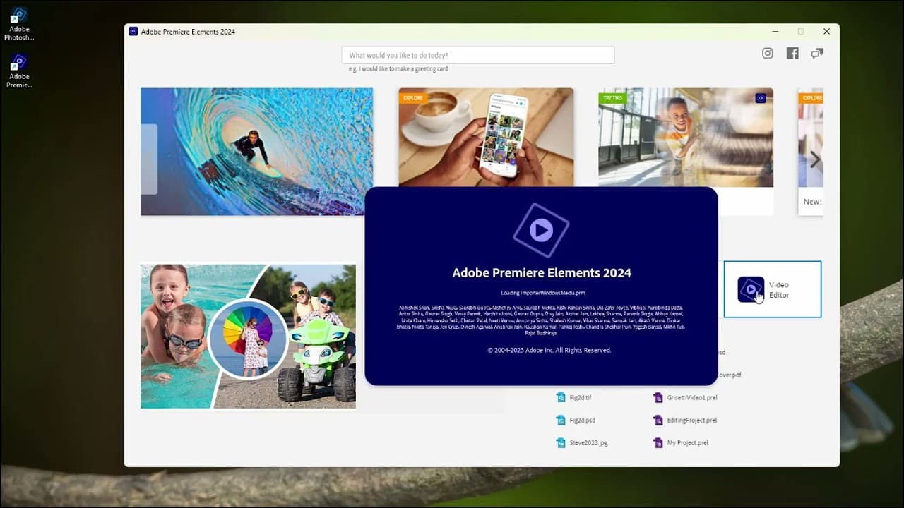Adobe Premiere Elements 2024 for Windows CD Key screenshot 1