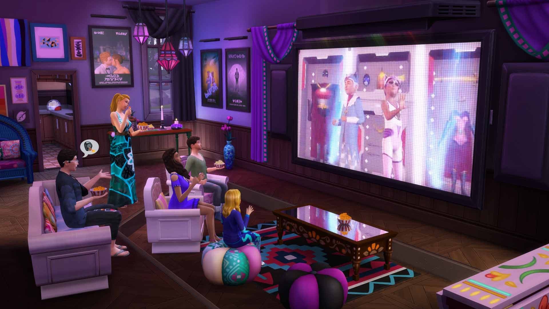 The Sims 4 Get Together + Spa Day + Movie Hangout Stuff DLC Bundle PC EA App CD Key screenshot 5