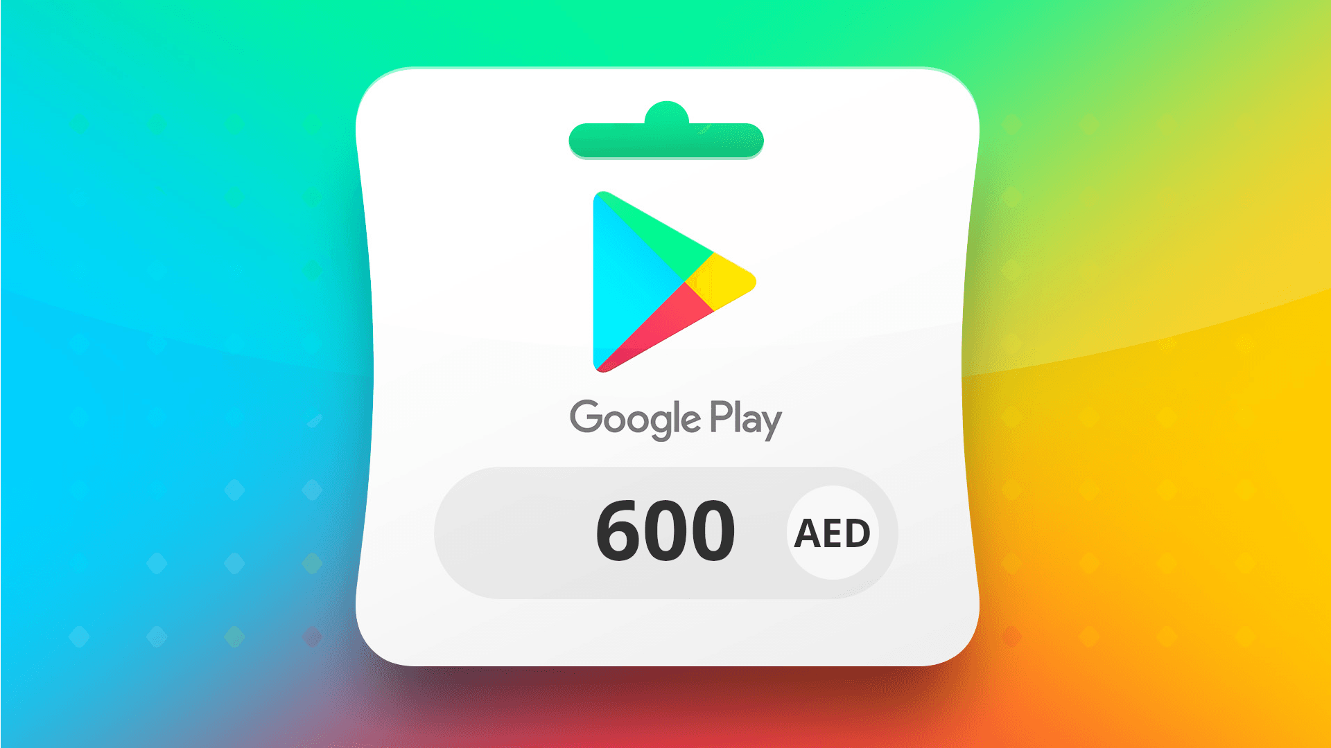 Imajen ekrã 1 husi Google Play AED 600 Gift Card AE