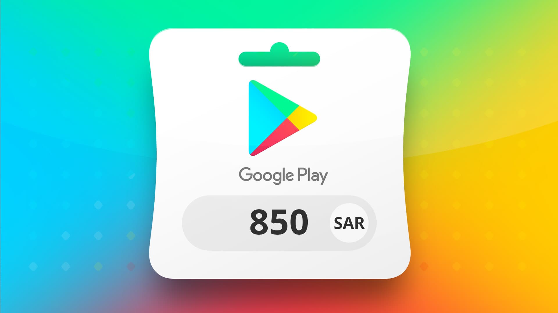 Tangkapan layar 1 Google Play SAR 850 Gift Card SA