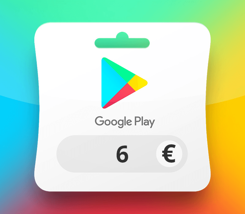 Imajen ekrã 1 husi Google Play EUR 6 Gift Card FR