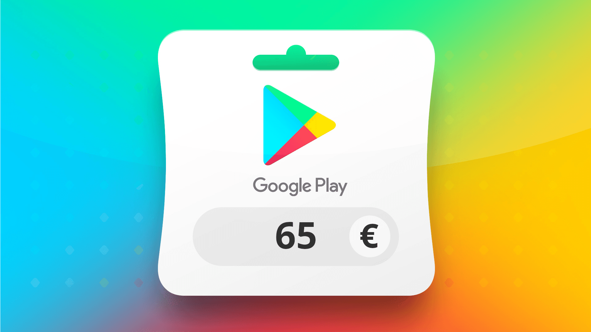 Google Play EUR 65 Gift Card AT screenshot 1