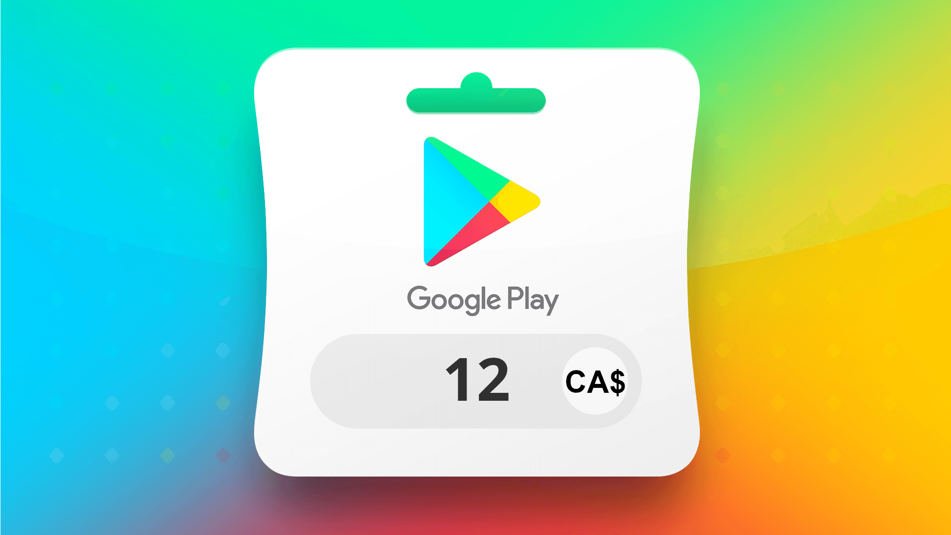 Captura de ecrã 1 de Google Play CAD 12 Gift Card CA