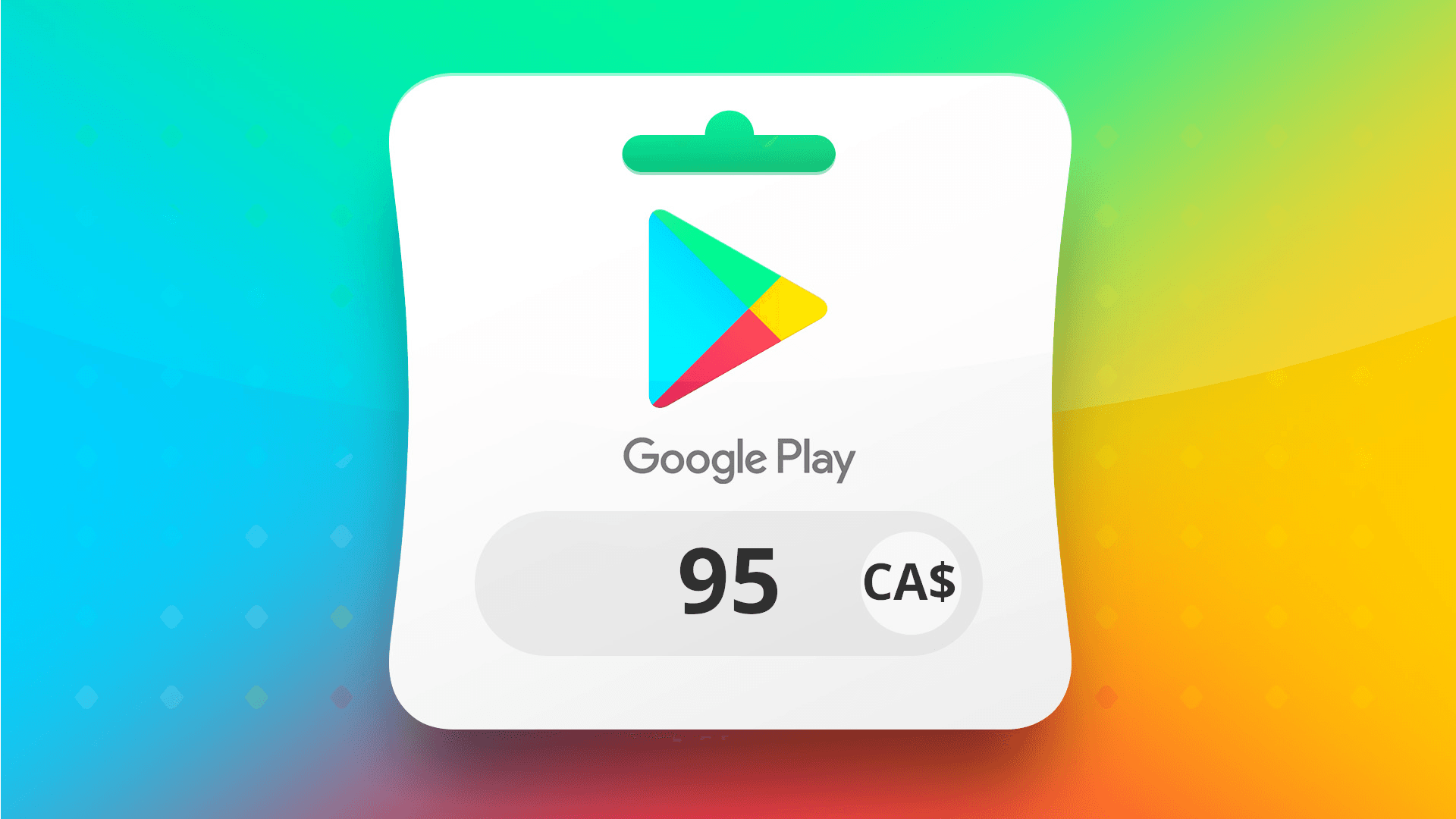 Captura de ecrã 1 de Google Play CAD 95 Gift Card CA
