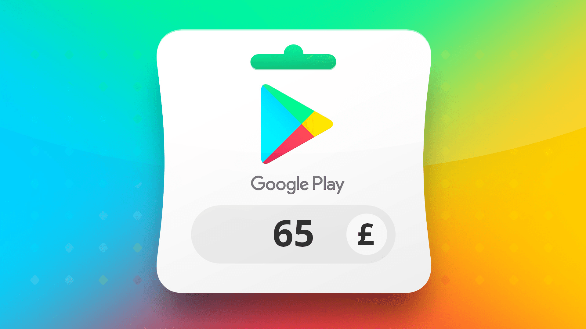 Captura de ecrã 1 de Google Play GBP 65 Gift Card UK