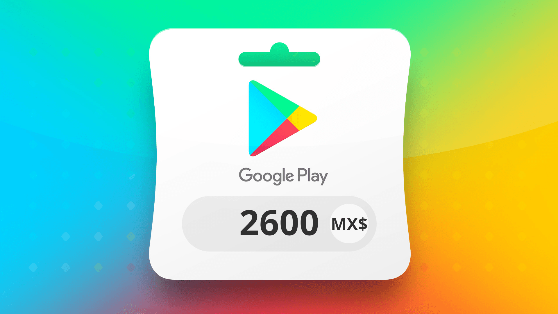 Captura de ecrã 1 de Google Play MXN 2600 Gift Card MX