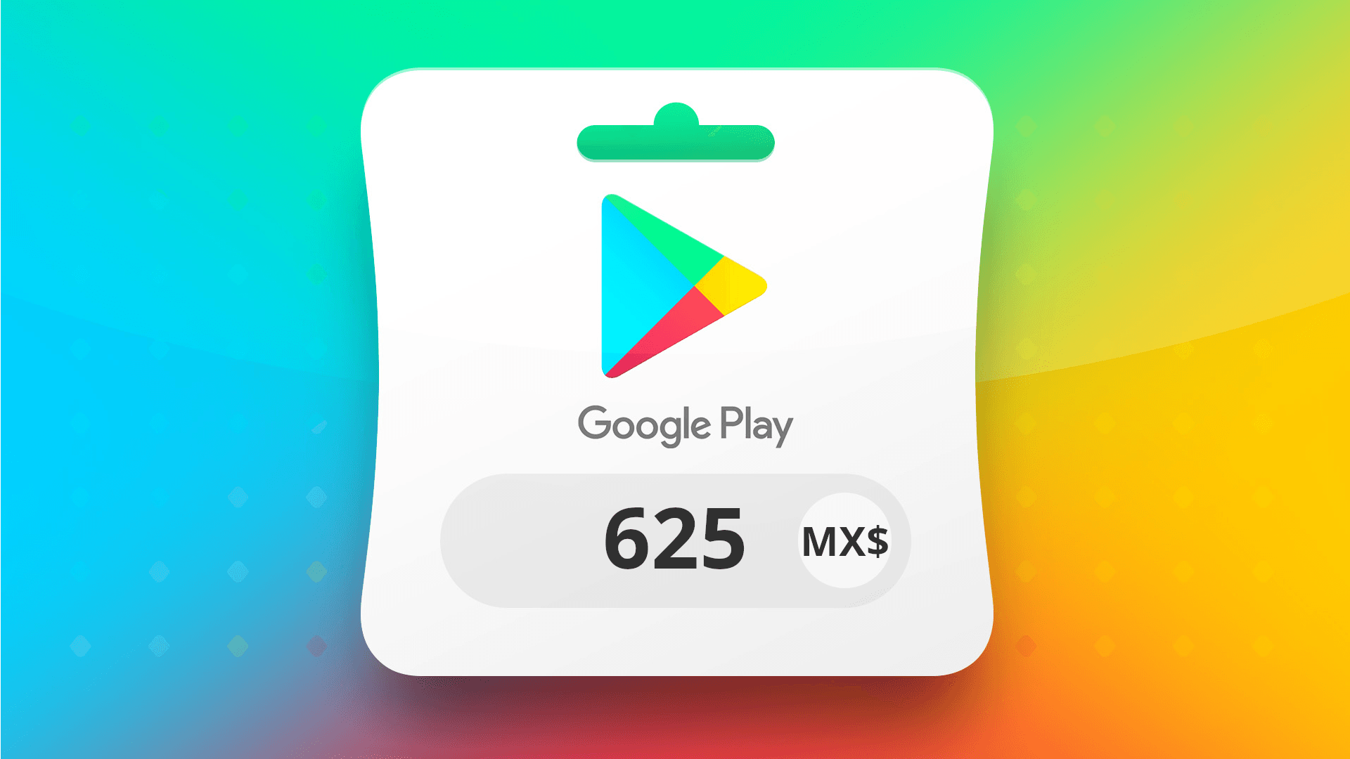 Google Play MXN 625 Gift Card MX screenshot 1