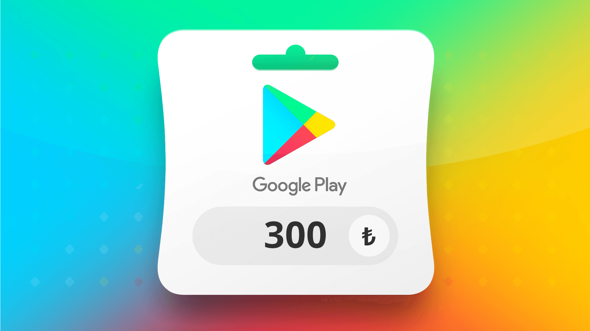 Google Play TRY 300 Gift Card TR screenshot 1