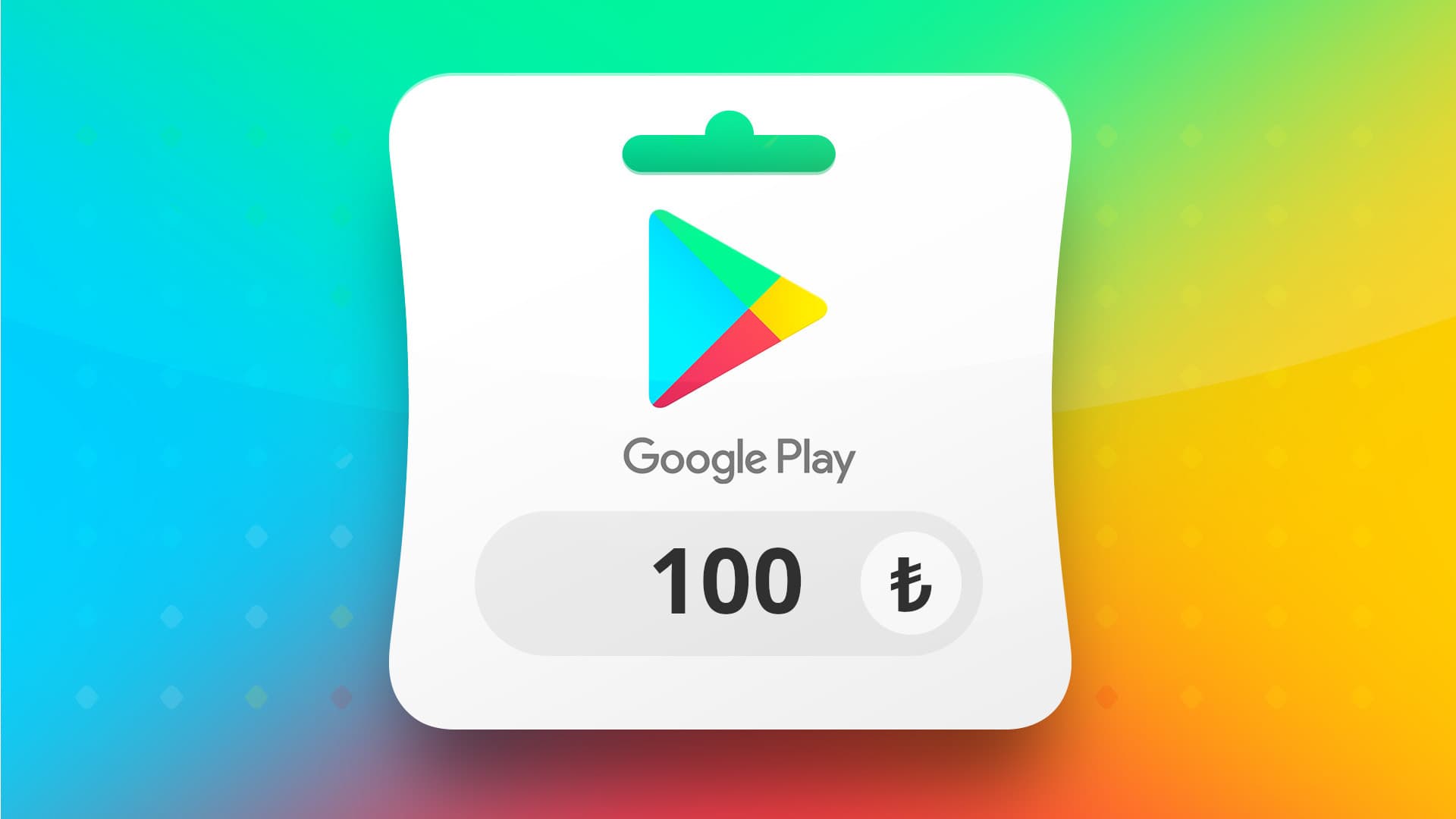 Imajen ekrã 1 husi Google Play TRY 100 Gift Card TR