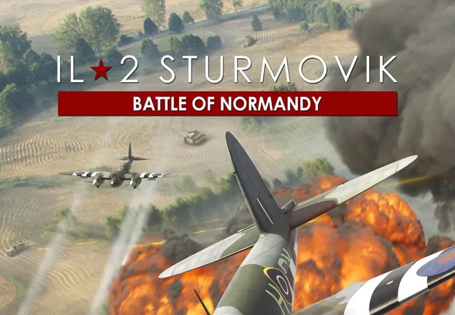 IL-2 Sturmovik - Battle of Normandy DLC PC Steam CD Key cover art
