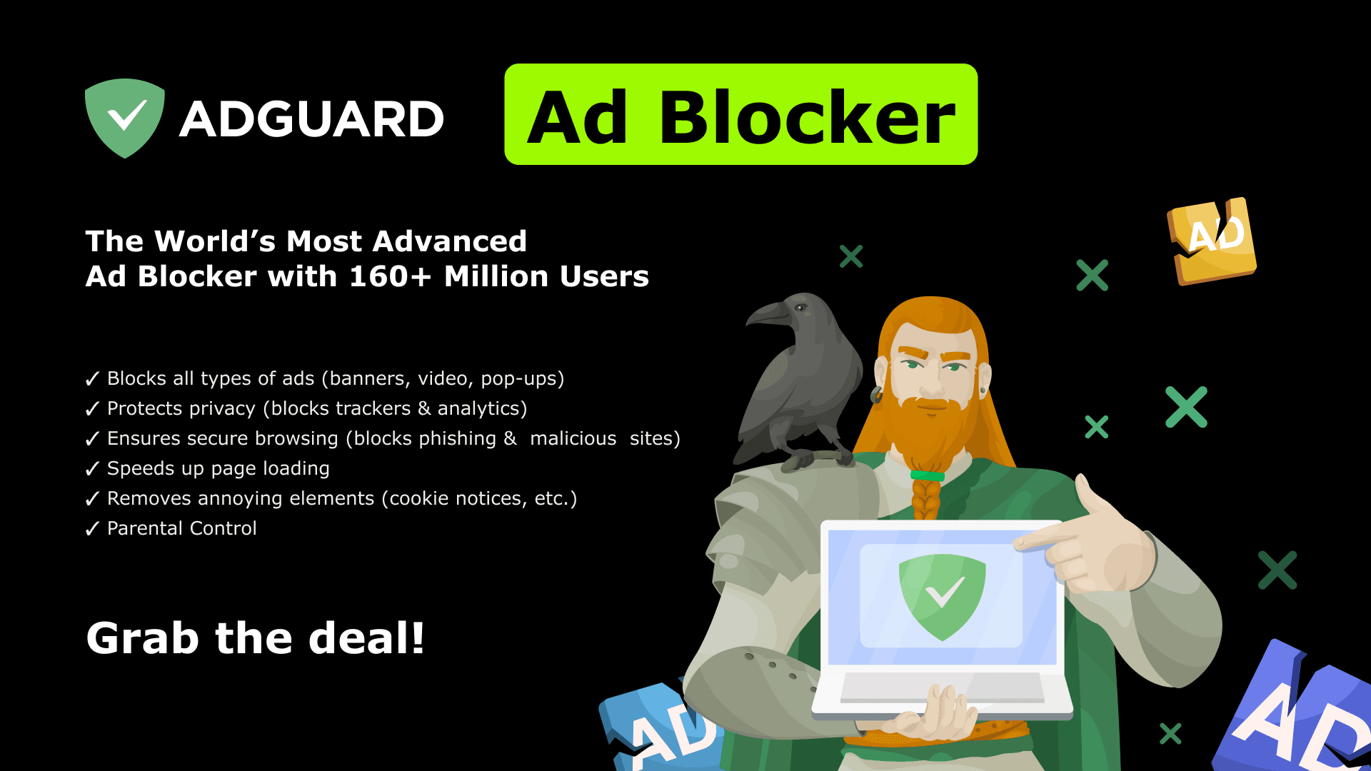 AdGuard Ad Blocker Premium Personal Key (1 Year / 3 Devices) screenshot 1