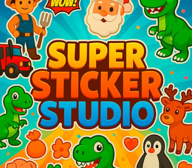 Super Sticker Studio - Creative Fun for Everyone PC Steam CD Key cover art