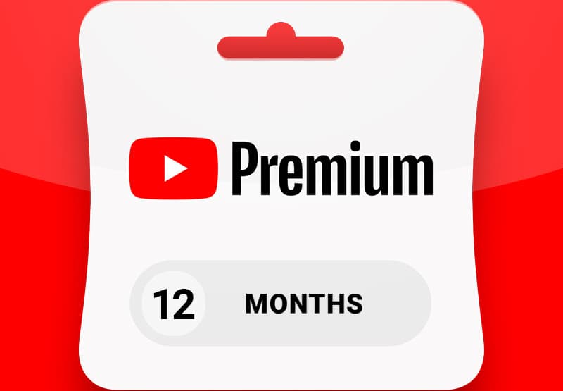 YouTube Premium 12 Months Subscription Key cover art