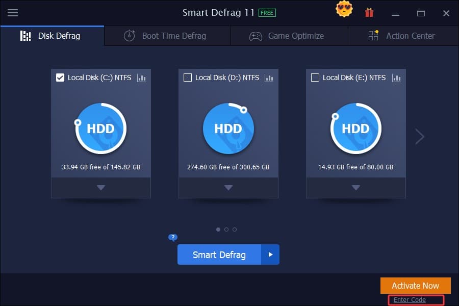IObit Smart Defrag 11 Pro Key (1 Year / 3 PCs) screenshot 1