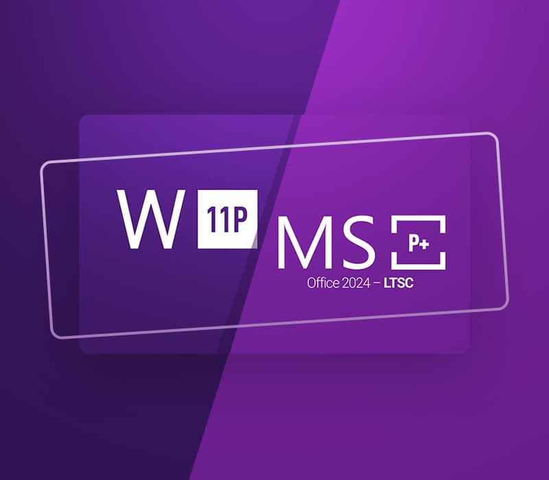 Capa de Windows 11 Professional & MS Office 2024 Professional Plus LTSC Bundle Key