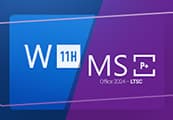 Windows 11 Home & MS Office 2024 Professional Plus LTSC Bundle Key cover art