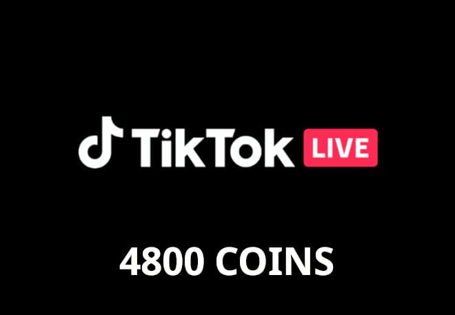 Kapa husi Tiktok 4800 Coins Gift Card JP