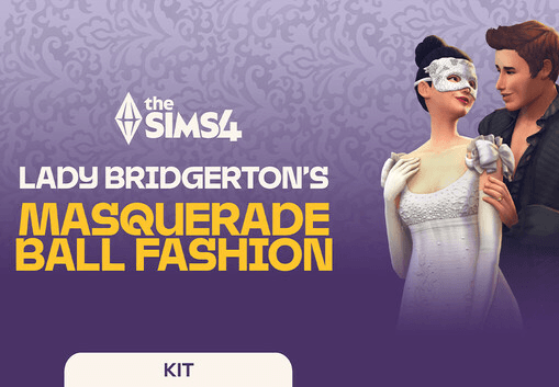 The Sims 4 - Lady Bridgerton’s Masquerade Ball Fashion Kit DLC DLC PC Steam CD Key cover art