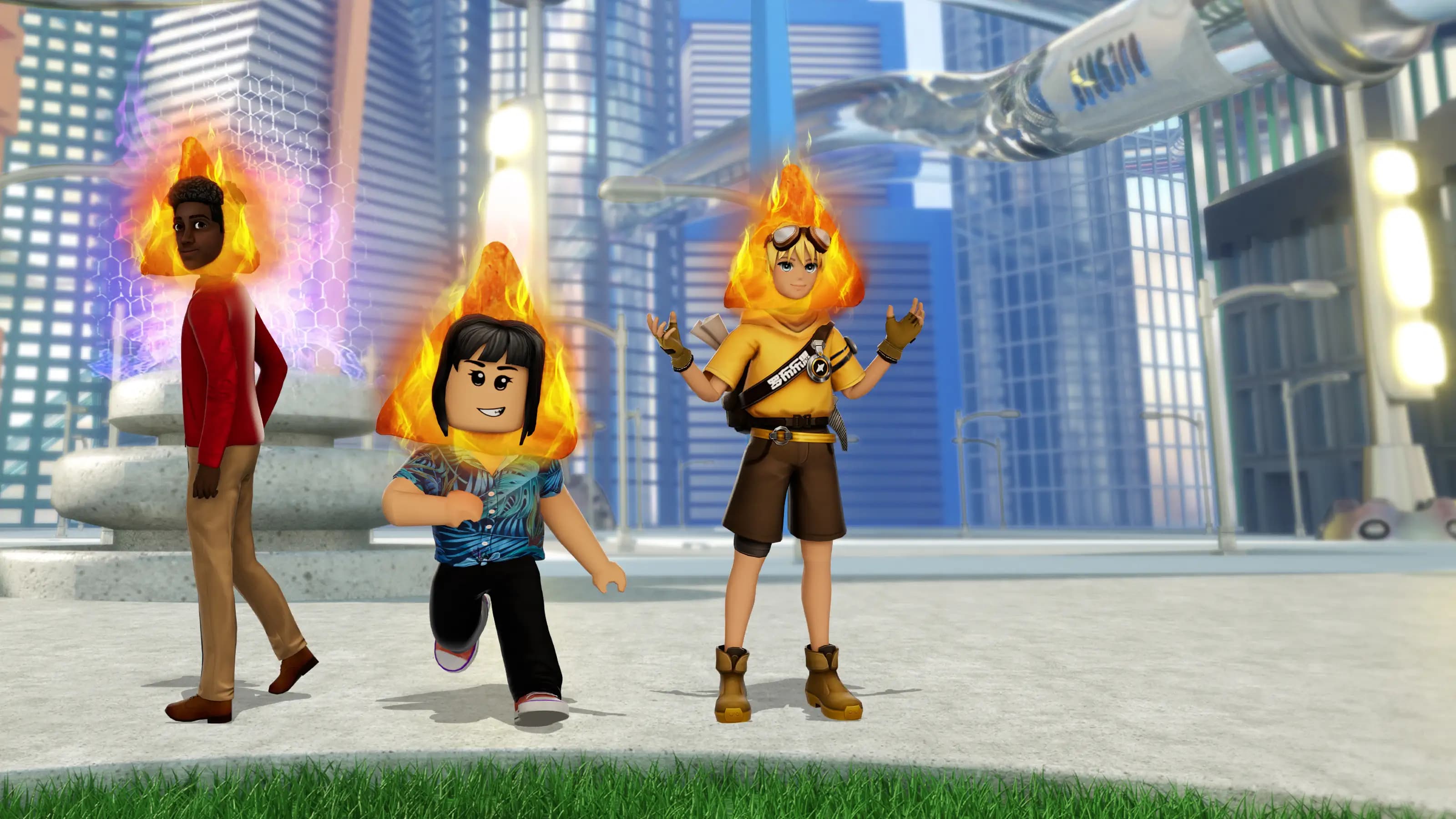 Roblox - Flaming Hot Chip Head DLC CD Key screenshot 1