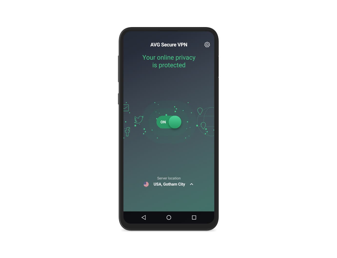 AVG Secure VPN 2022 Key (1 Year / 10 Devices) screenshot 1
