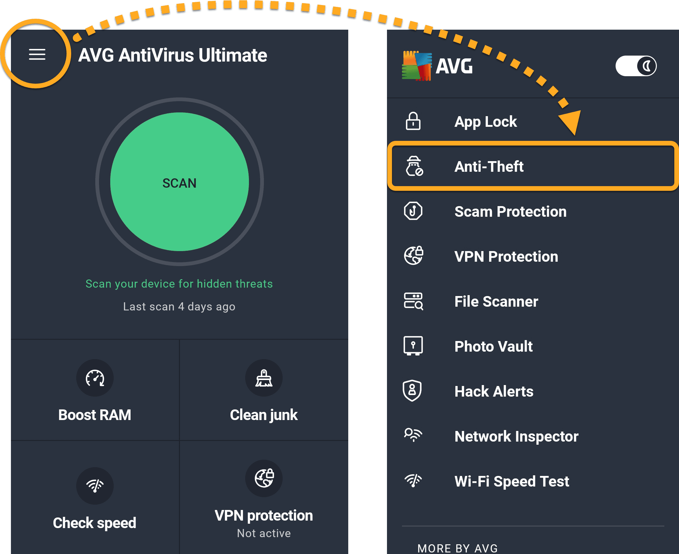 AVG Ultimate 2023 Key (2 Years / 10 Devices) screenshot 1