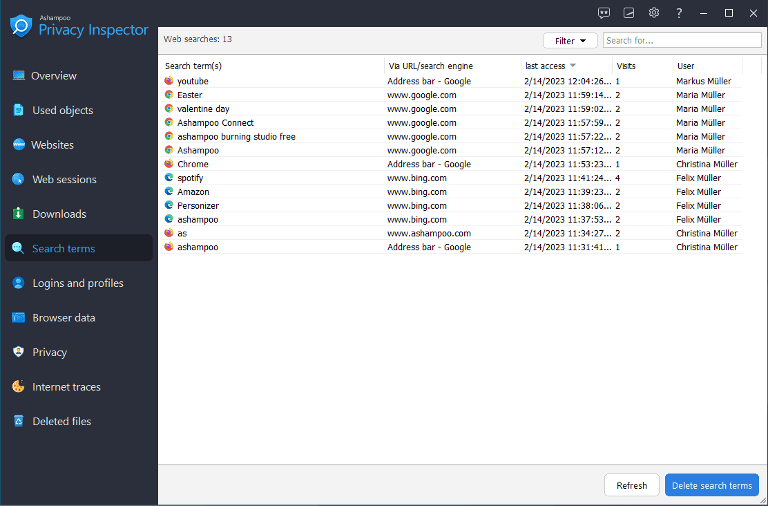 Ashampoo Privacy Inspector Activation Key screenshot 4