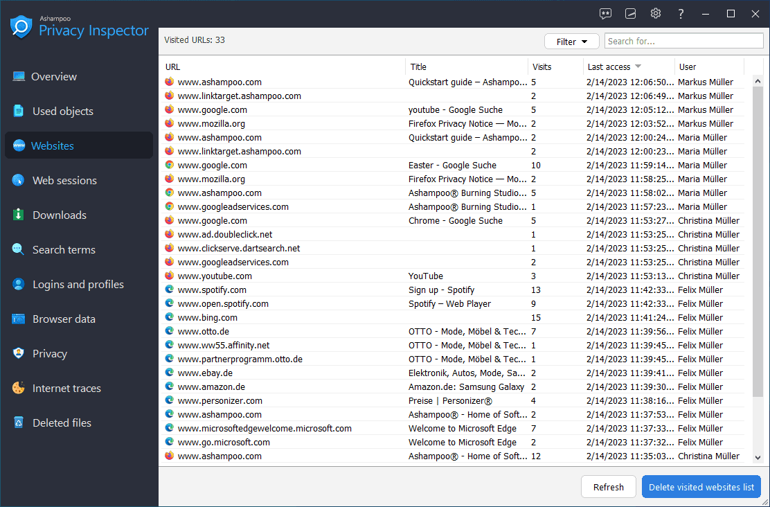 Ashampoo Privacy Inspector Activation Key screenshot 5