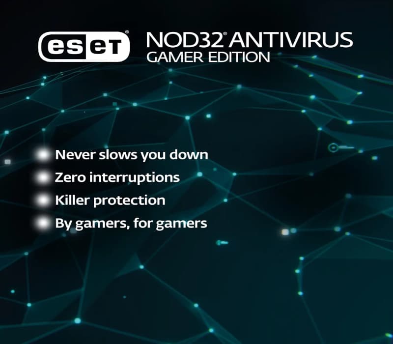 ESET NOD32 Antivirus Gamer Edition 2024 Key (1 Year / 1 PC) cover art