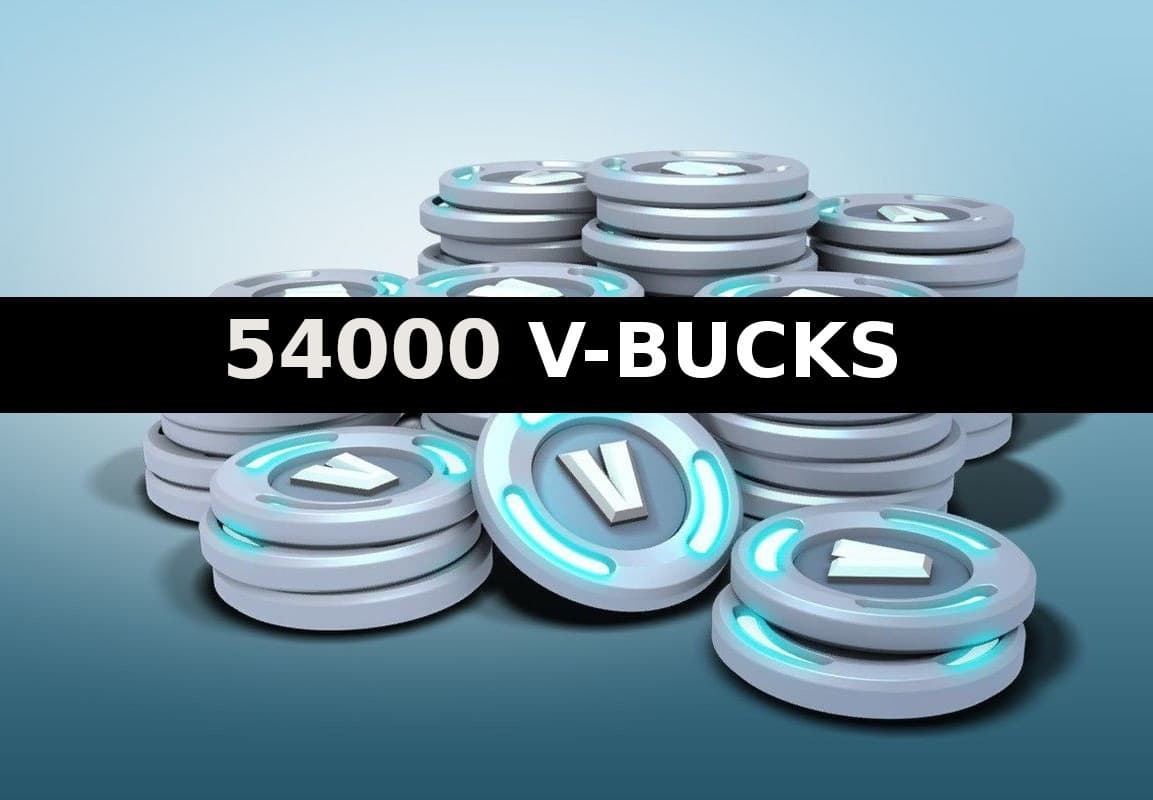 Fortnite - 54000 V-Bucks Epic Games / XBOX One / Xbox Series X|S Account cover art