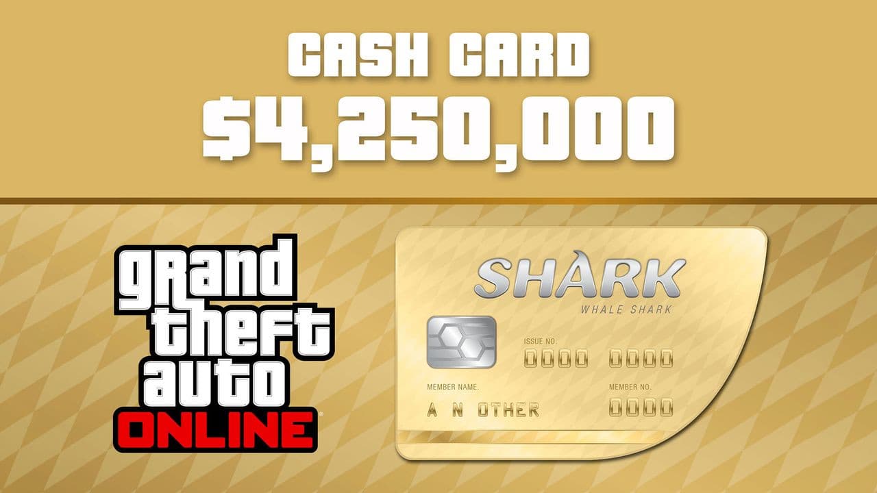 Imajen ekrã 1 husi Grand Theft Auto Online - $4,250,000 The Whale Shark Cash Card XBOX One CD Key