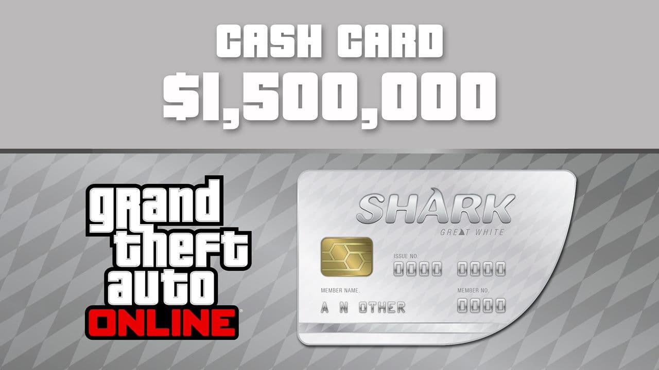 Imajen ekrã 1 husi Grand Theft Auto Online - $1,500,000 Great White Shark Cash Card PC Activation Code