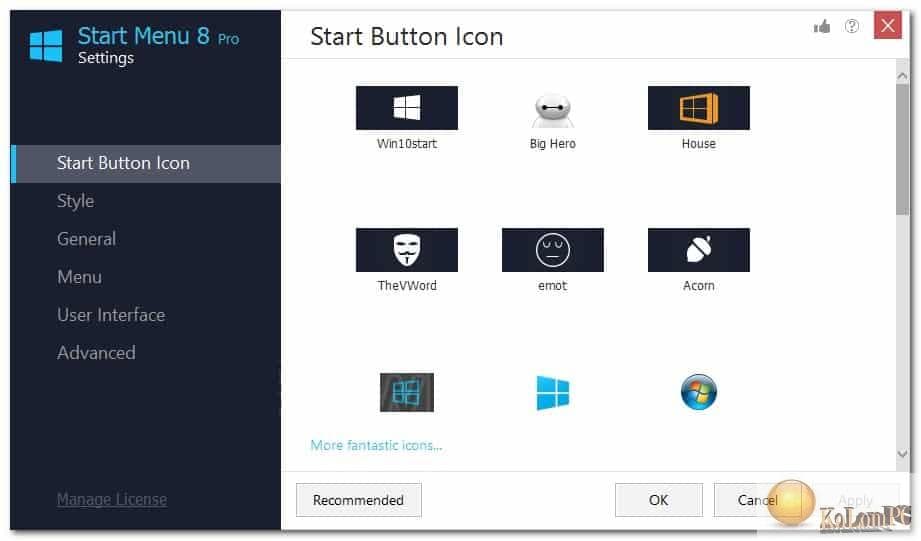 IObit Start Menu 8 Pro Key (1 Year / 1 PC) screenshot 3