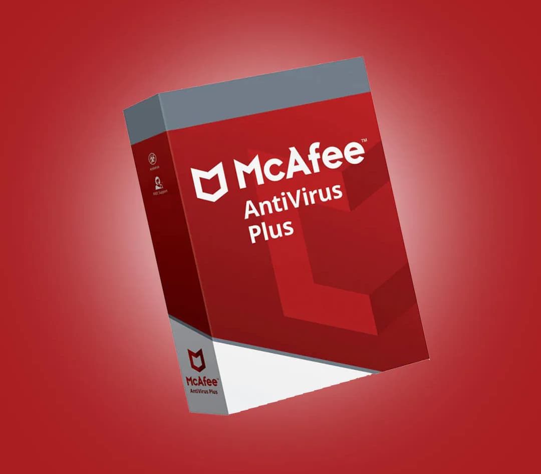 McAfee AntiVirus Plus Key (1 Year / 10 Devices) cover art