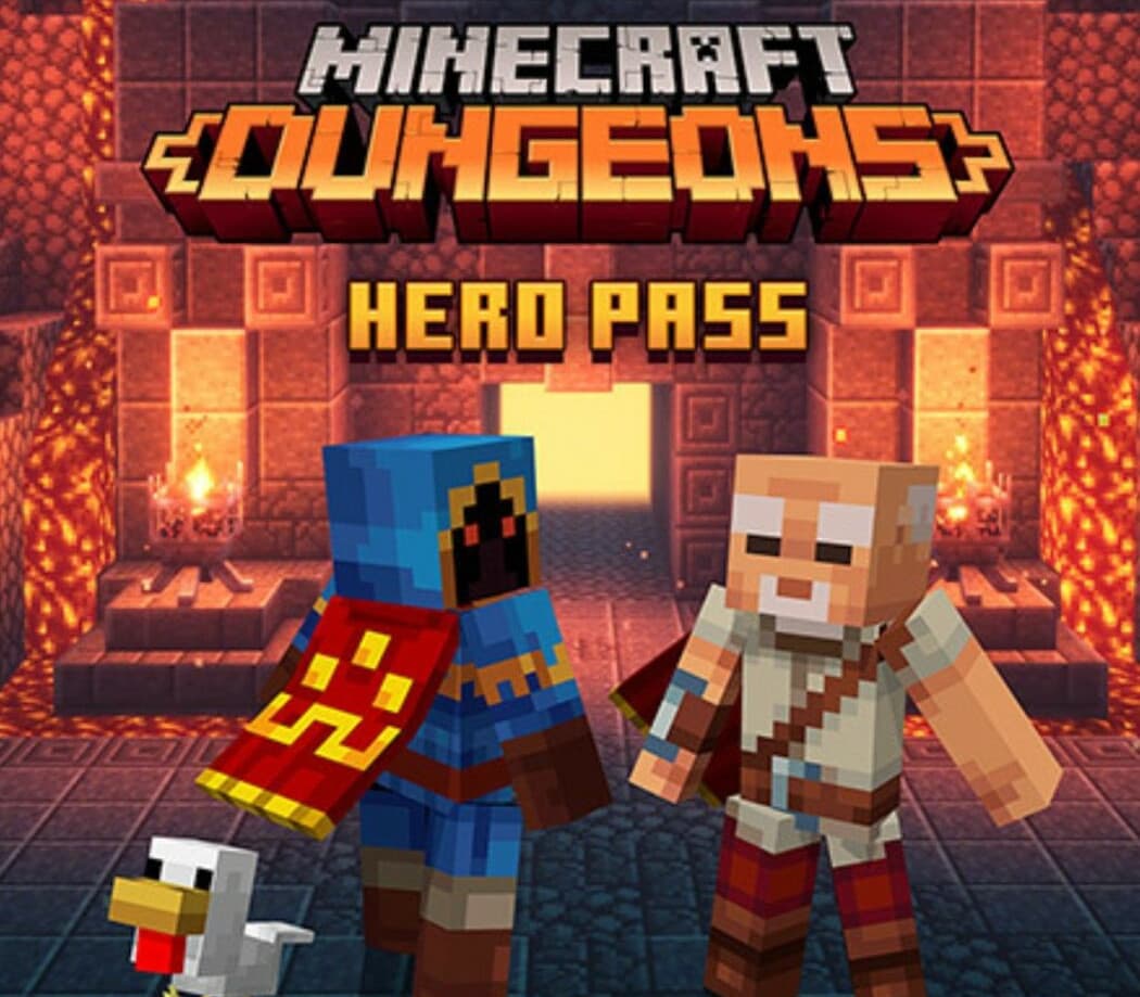 Kapa husi Minecraft Dungeons - Hero Pass Upgrade DLC XBOX One CD Key