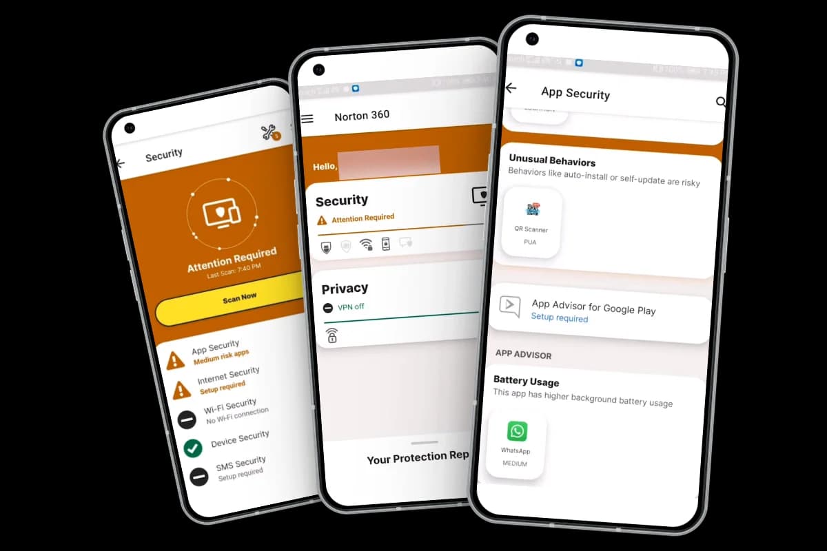 Norton 360 2024 Mobile Security for Android EU Key (1 Year / 1 Device) screenshot 1