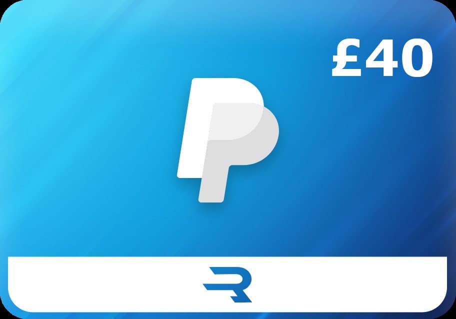 Rewarble PayPal £40 Gift Card cover art