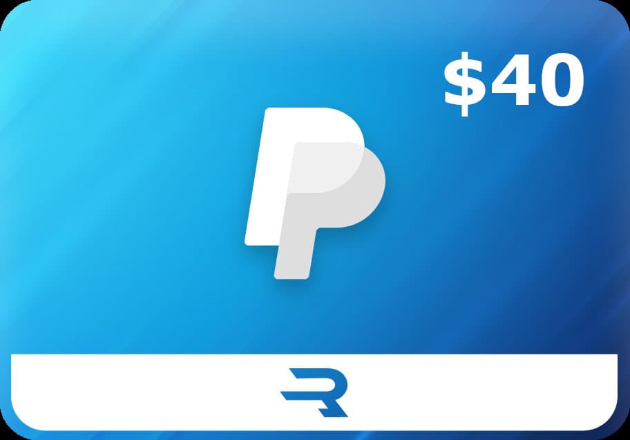 Rewarble PayPal $40 Gift Card cover art