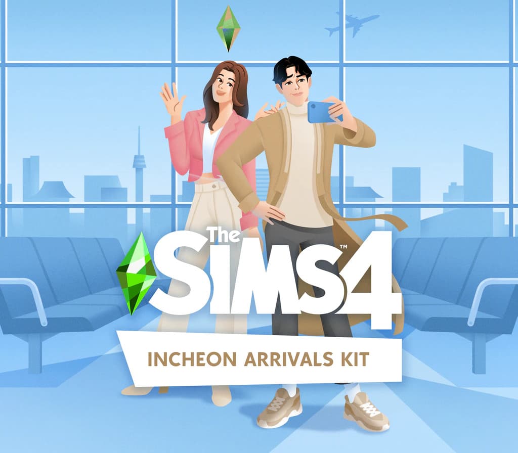 The Sims 4 - Incheon Arrivals Kit DLC PC EA App CD Key cover art