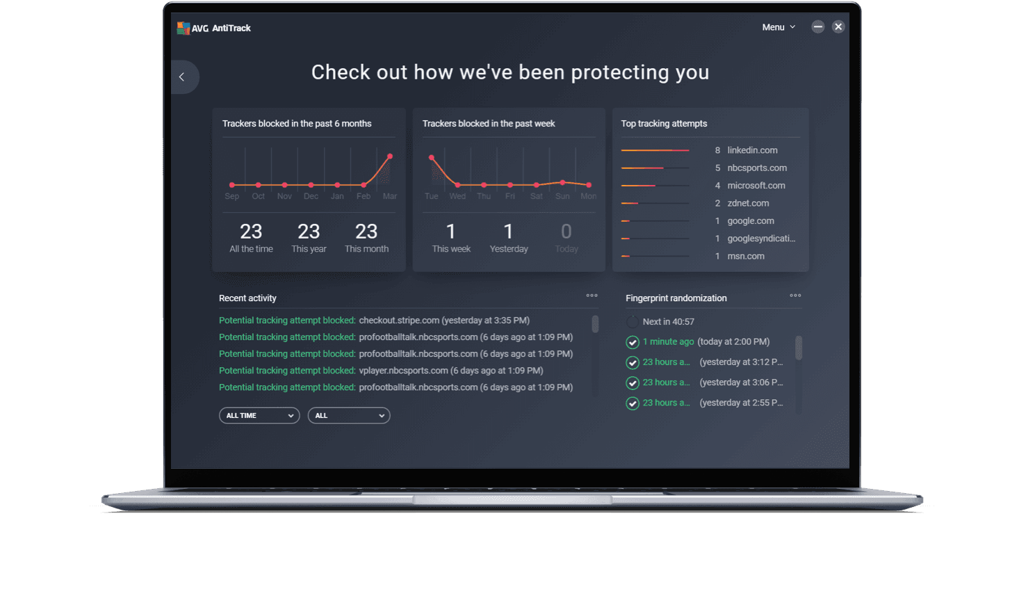 AVG AntiTrack Key (3 Years / 1 PC) screenshot 1