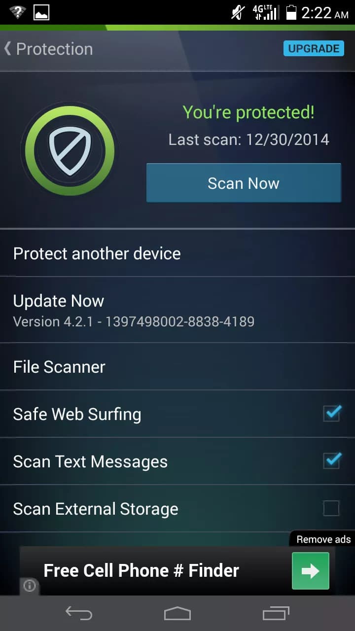 AVG Protection Pro for Android (1 Year / 1 Device) screenshot 4