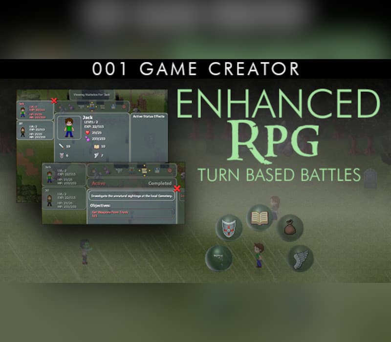 Kapa husi 001 Game Creator - Enhanced RPG (Turn-Based Battles) DLC Steam CD Key