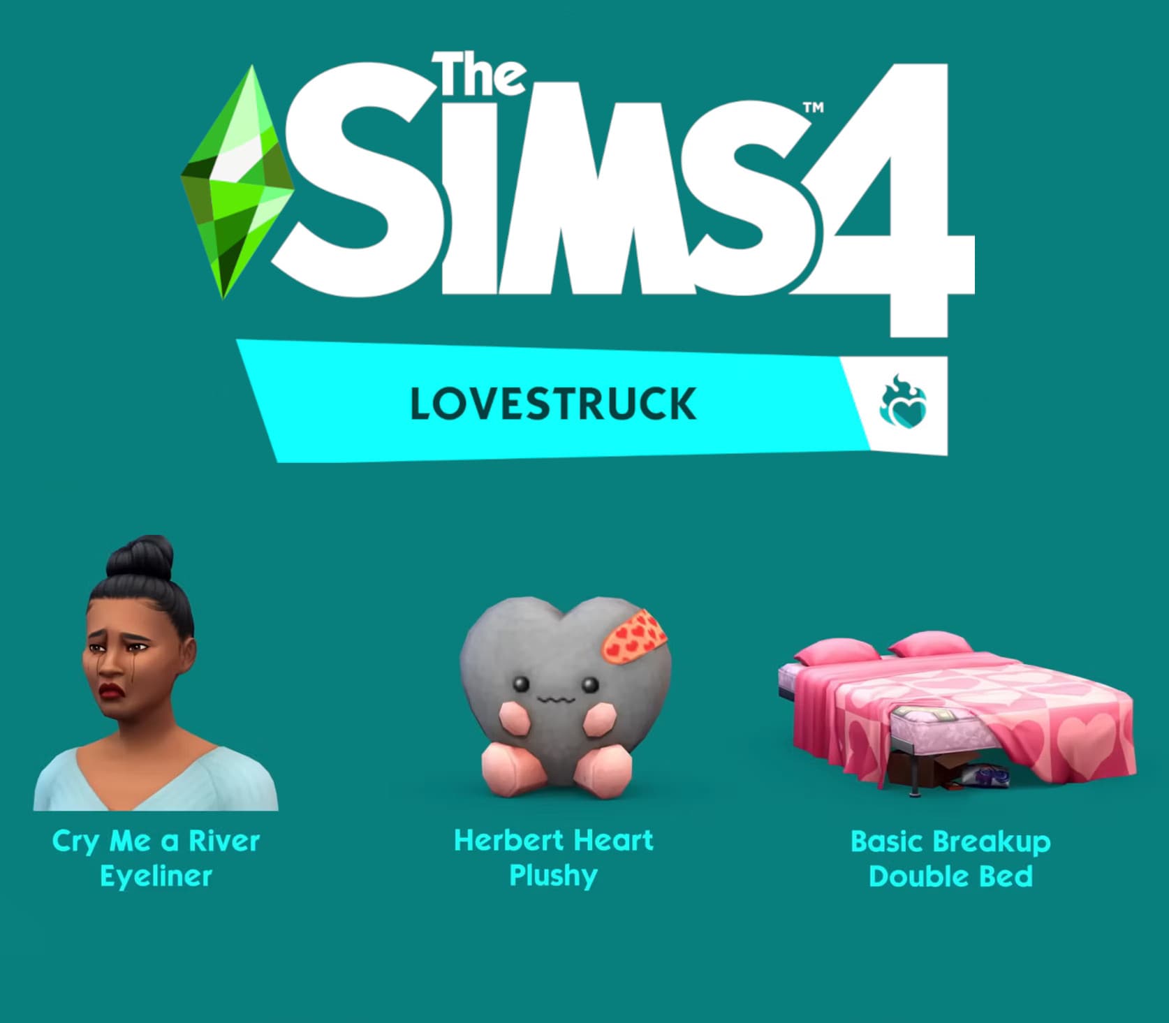 The Sims 4 - Lovestruck Pre-order Bonus DLC PC EA App CD Key cover art