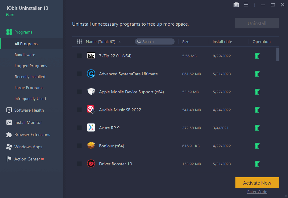 IObit Uninstaller 14 Pro Key (1 Year / 3 PCs) screenshot 2
