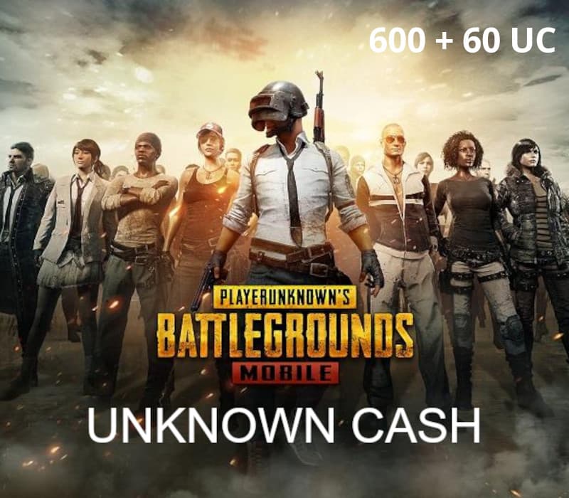 PUBG Mobile - 600 + 60 UC CD Key cover art