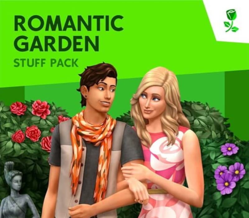 The Sims 4 - Romantic Garden Stuff DLC PC EA App CD Key cover art