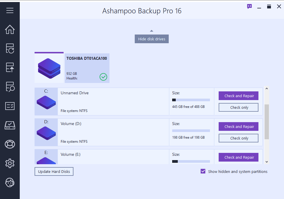 Ashampoo Backup Pro 16 Key (3 PCs) screenshot 1