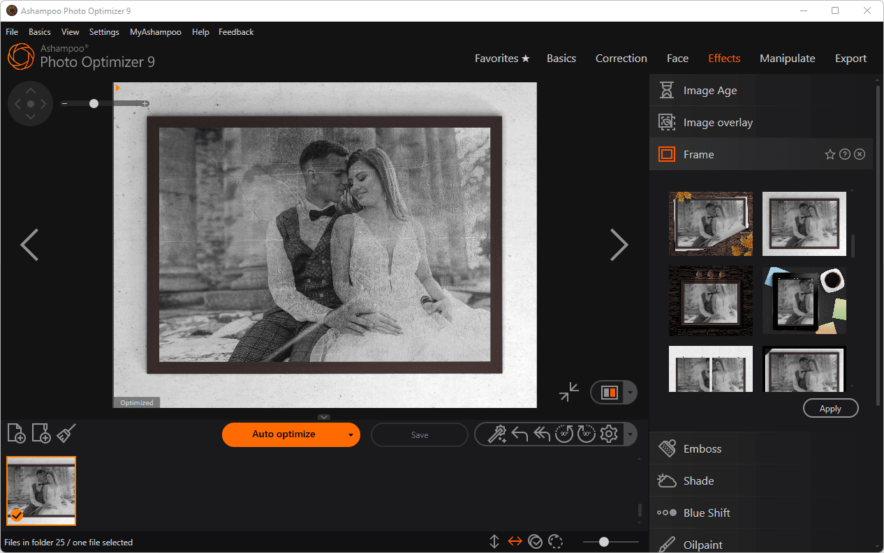 Imajen ekrã 4 husi Ashampoo Photo Optimizer 9 Activation Key