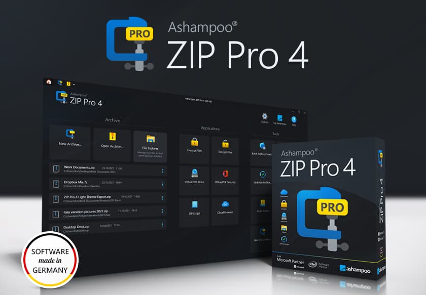 Ashampoo ZIP Pro 4 Activation Key cover art