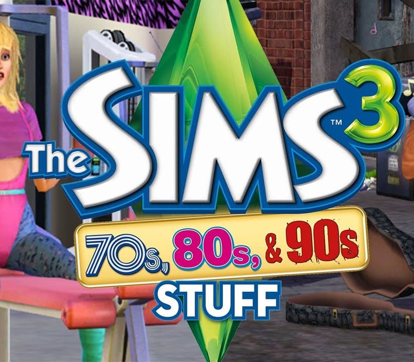 The Sims 3 + 70s, 80s, & 90s Stuff Pack EA App CD Key cover art
