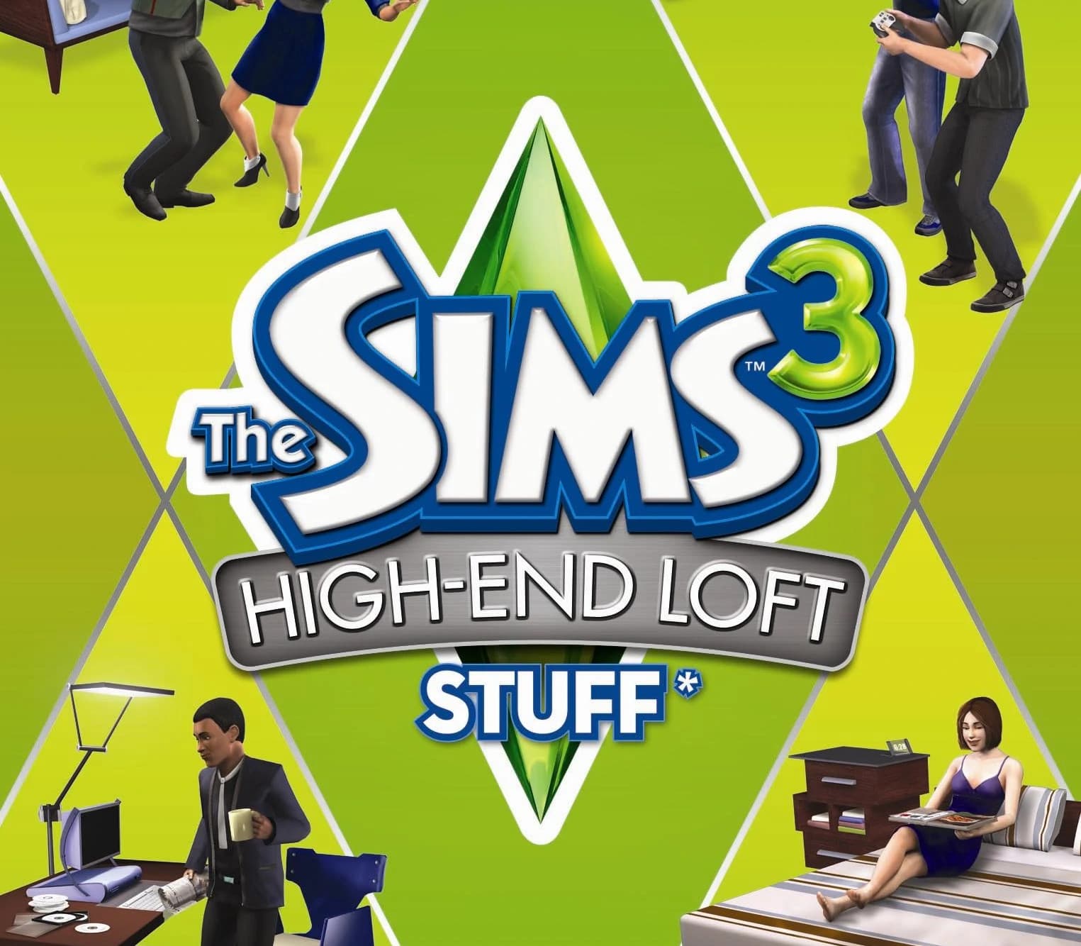 The Sims 3 + High-End Loft Stuff Pack EA App CD Key cover art